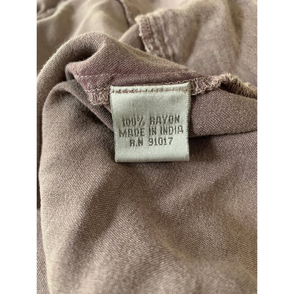 Solitaire Anthropologie Top Womens Sz Small 100% Rayon Lightweight Short Sleeves - Picture 12 of 12